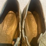 Chocolat Blu  Cork Wedge Platforms Sundance Free People 6.5 Olive Moss Green Photo 5