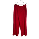 ZARA  Wide leg pleated Red pants size XL Photo 1