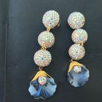 Lele Sadoughi - New  crystal linear earrings Photo 4