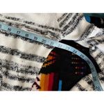 a.n.a  Cream/Black/Silver Striped Soft Open Knit Shawl Neck Cardigan‎ Size Large Photo 5
