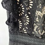 Sea New York Jumpsuit Womens Size 4 Winnie Lace Black Professional Photo 5