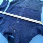 Karl Lagerfeld  Paris size M blue black sweater cardigan wool blend Photo 5