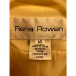 Rena Rowan Nwot BUTTER YELLOW 2 PIECE SKIRT SUIT. JACKET AND SKIRT 2 DIFF SIZES Photo 1