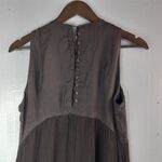 Kookai  S Sleeveless Beaded Dress In Mocha Photo 4