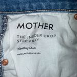 MOTHER The Insider Crop Step Fray Jeans – Thrilling Shots / Size 29 Blue Photo 8