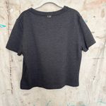 St. John  Sport Knit Short Sleeve Wool Blend Shirt Photo 2