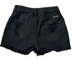 Kancan black high waisted distressed shorts Black Photo 4