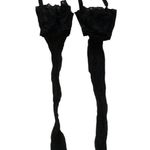 Victoria's Secret Vintage Victoria’s Secret lace garter belt with thigh high stockings black Photo 3