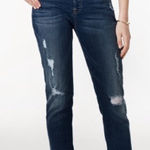 7 For All Mankind  Jeans Womens 27 Blue Mid Rise‎ Josephina Skinny Boyfriend Photo 0