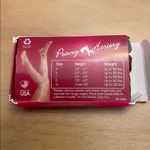 Hooters B2-7 New Damage Box Women’s  Girl Uniform Pantyhose Toeless Suntan Size D Photo 2