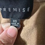 Premise  V-Neck Sweater in Warm Brown Photo 2