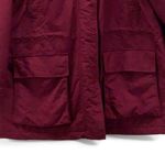 Lands' End Parka Fleece Quilted Lined Jacket Red Large Photo 4