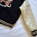 The Limited Vintage  Unisex Varsity Jacket Leather Size M/L International Style Photo 12
