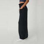 Free People Movement  Blissed Out Wide Leg Pants in Black Photo 1