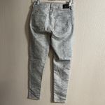 ZARA  Snake skin high rise skinny jeans size 8 Photo 7