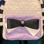 Betsey Johnson Purple and Black Floral Backpack EUC. No wear Photo 0