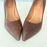 Givenchy  Brown Suede Leather Heels Pointed-toe Shoes Women’s US 8 EUR 38 Italy Photo 3
