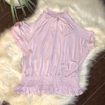 Bold Elements  peek a boo sleeves blouse Photo 0