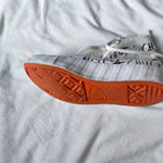 Converse  Chuck Taylor white orange and black high tops Photo 5