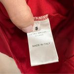Pietro Brunelli Milano Red Cold Shoulder Maternity Shirt Dress Size Small Photo 3