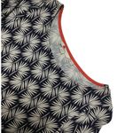 Boden Lucie Stretch Jersey Tunic Balloon Sleeve Palm Dress Navy 6 Photo 9