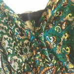 Moa Moa new  [McM] ❤︎ Sharkbite Hem Print Braided Strap Cami ❤︎ Mixed Green Print Photo 1