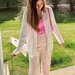 Blue Blush Floral Wide Leg Bottoms Photo 11