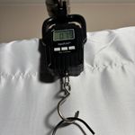 Hand Crocheted Mohair Blend Cardigan Sweater Womens M Beige Dusty Pink Knit SEE Tan Size M Photo 10