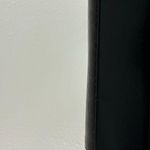 Vintage 90s Black Dark Brown Shiny Faux Leather Croc Embossed Shoulder Bag Photo 9