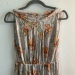Free People Top Floral Sleeveless Cowl Neck Tank Top Tee Sz M GUC Babydoll Style Photo 10