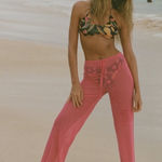 NWT Aloe Aloe Fruit‎ Punch Bikini Set Sz Small Hipster Keyhole Black Photo 0