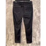 Eileen Fisher Black Denim not distressed stretchy organic cotton blend jeans siz Photo 3