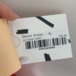 La Ligne Devon Pleated Midi Dress Poppy Red Womens New XL Photo 13