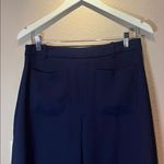 ZARA  Women’s Navy Blue Pleated Pocket Skirt Career Size Large Photo 2