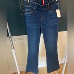 Spanx  Blue Flare Wide Leg Jeans High-Rise size small petite Photo 3