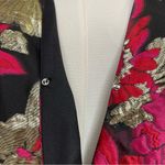 Jealous Tomato Floral Puff Sleeve Wrap Top Small Love You More Black, Pink, Gold Photo 7