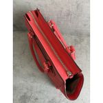 Coach Legacy Red Medium Candace Carryall Shoulder Bag/ Tote/ Handbag EUC Photo 3