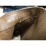 Dolce Vita Caster H2O Boots Womens 10 Brwon Suede Zip Stacked Heel Ankle Boots Brown Photo 5