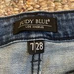 Judy Blue Womens  Boyfriend Fit Ripped Denim High Rise Jeans Photo 1