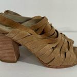 Matisse Mummy Sling Back Heeled Sandals Size 8.5 Beige Camel Brown Photo 2