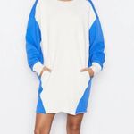 frame denim FRAME Oversized Sweatshirt Dress Jet Stream Multi Size XS/Small Photo 0