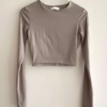 Klesis Taupe Cropped Long Photo 1