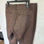 Banana Republic  Women's Chocolate Brown Wool Blend Dress Pants Size 8 Petites Photo 3