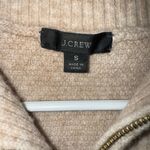 J.Crew Cream Half-Zip Cable Knit Sweater (Merino Wool/Alpaca Blend) – Small Photo 1