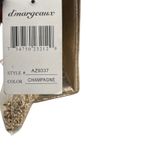 NEW d'margeaux New York Beaded Clutch Evening Bag Pearl Rhinestone Gold Photo 5