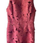 ASTR  The Label Floral Overlay Sleeveless Sheath Dress‎ in Blush Pink/Woodrose Photo 0