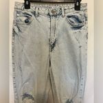 ZARA  Ripped Slim Flare High Waisted‎ Jeans Size 6 Photo 1