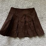 Brown School Girl Skirt Photo 0