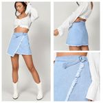 Tobi  Belmont Shore LIght Wash Wrap Skirt Size 25 Photo 1