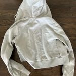 Brandy Melville sage green cropped zip up Photo 1
